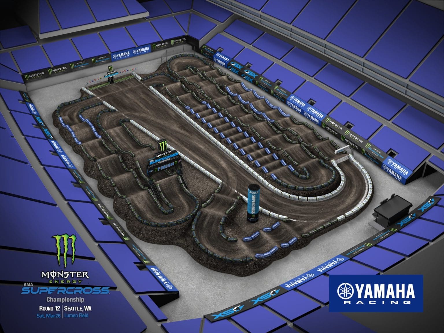 2023 Monster Energy AMA Supercross Track Maps - Racer X