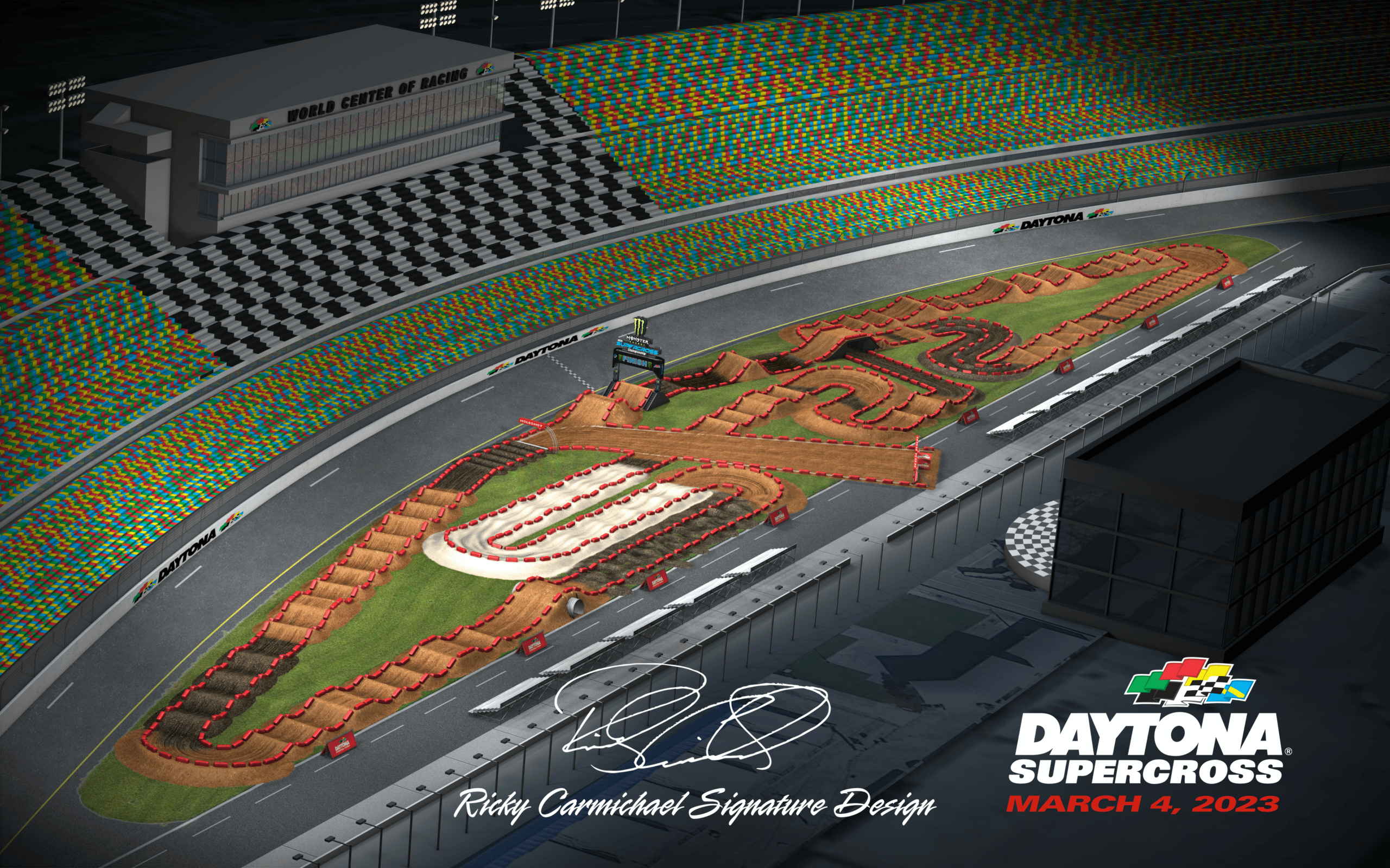 2023 DAYTONA Supercross Course Unveiled