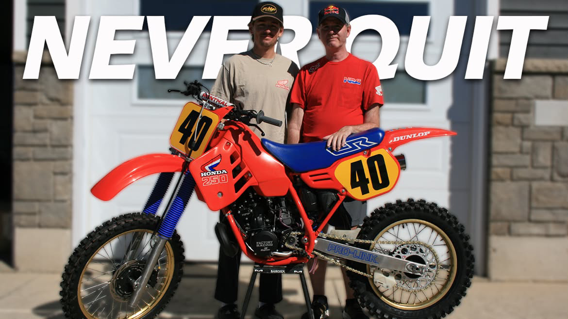 Watch: Never Quit- 1986 Honda CR250 Restoration